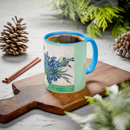 Irises by Vincent Van Gogh Colorful Mugs (11oz, 15oz)