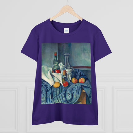 The Peppermint Bottle by Paul Cézanne Women's Midweight Cotton Tee