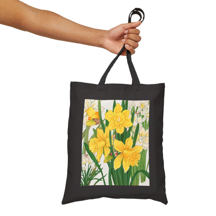 Daffodil by Tanigami Kônan Cotton Canvas Tote Bag