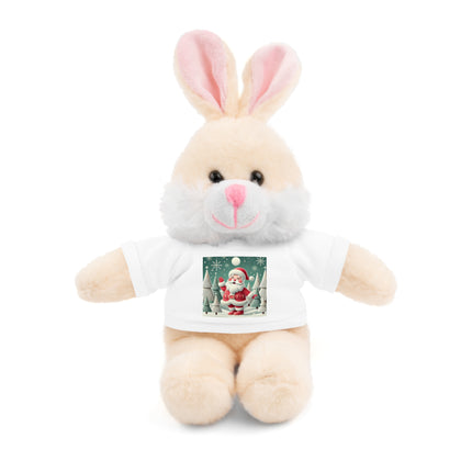 Santa's Joyful Night Stuffed Animals with Tee