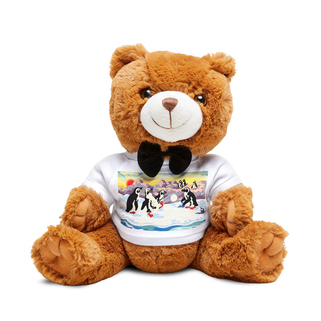 Snowball Shenanigans Teddy Bear with T-Shirt