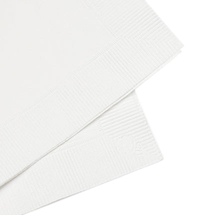 Fairy of the Koi Pond White Coined Napkins