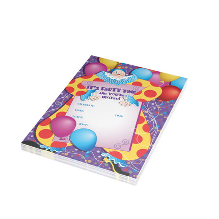 Colorful Extravaganza Party Invitation Bundles (envelopes included)