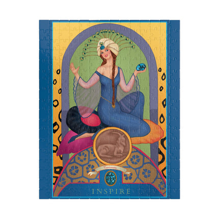 December & Tanzanite (from the Gem Series) by Sofia Chiostri Puzzle (110, 252, 500-Piece)