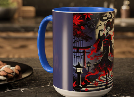 Halloween Sorceress Colorful Mugs (11oz, 15oz)