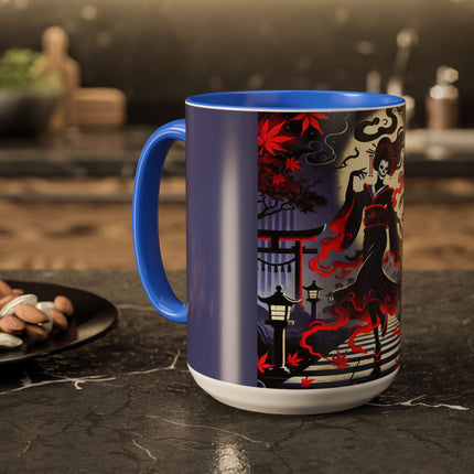 Halloween Sorceress Colorful Mugs (11oz, 15oz)