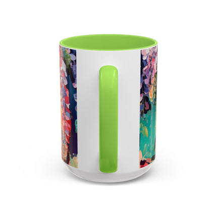 Golden Wisteria Symphony Colorful Mugs (11oz, 15oz)