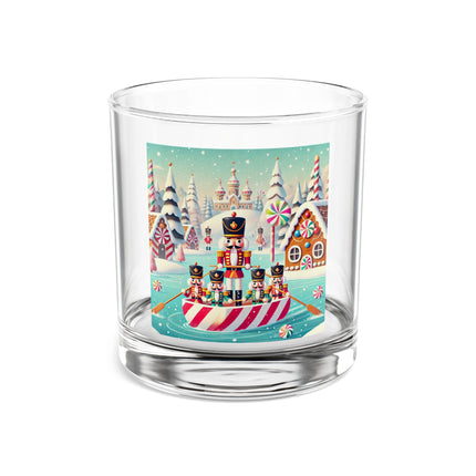 Nutcracker Candy-Striped Adventure Rocks Glass, 10oz