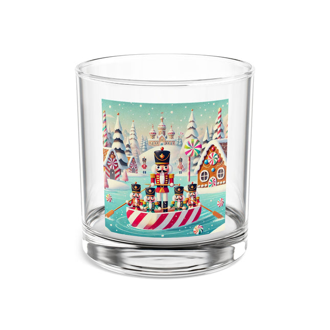 Nutcracker Candy-Striped Adventure Rocks Glass, 10oz
