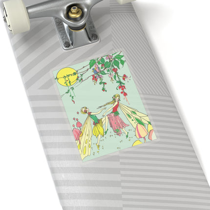 Moonlit Dance of Enchanting Fairies Kiss-Cut Stickers (4 Sizes)