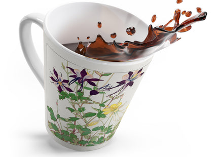 Aquilegia Flower by Tanigami Kônan Latte Mug