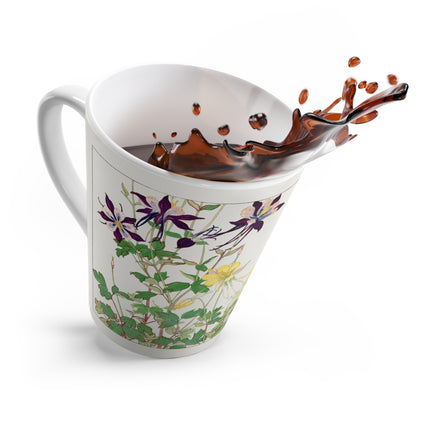 Aquilegia Flower by Tanigami Kônan Latte Mug