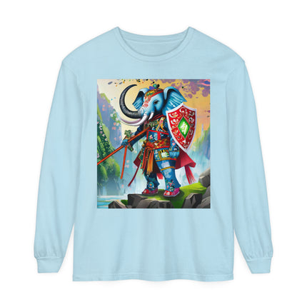 Cyberpunk Elephant Long Sleeve T-Shirt