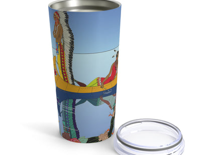 Le long du Missouri (Indian couple on the Missouri River) by George Barbier Tumbler 20oz