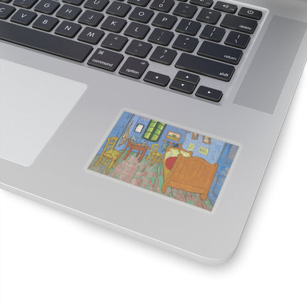 The Bedroom by Vincent van Gogh Kiss-Cut Stickers (4 Sizes)