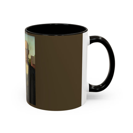 American Gothic by Grant Wood Colorful Mugs (11oz, 15oz)