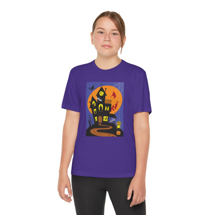 Halloween Night at the Haunted House Youth Competitor Tee