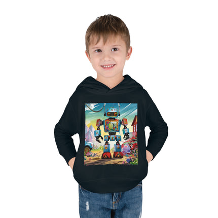 The Rusty Robot Toddler Pullover Fleece Hoodie