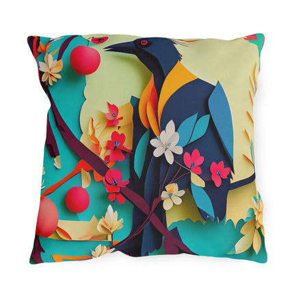 Curious Crow Outdoor Pillows