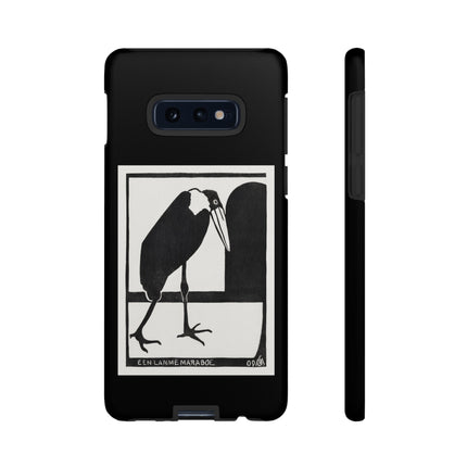A Lame Marabou by Samuel Jessurun de Mesquita Phone Cases