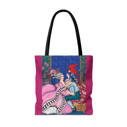 The Jealous Parrot by George Barbier Tote Bag (AOP)