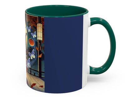 Court Magician with Ghost Butterflies Colorful Mugs (11oz, 15oz)