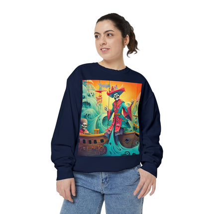 Skeleton Crew of the Misty Seas Unisex Garment-Dyed Sweatshirt