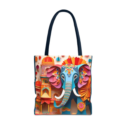 Elephant at an Autumn Festival Tote Bag (AOP)