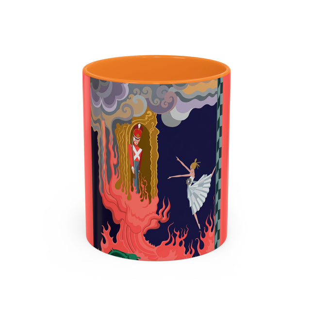 The Firebird's Awakening Colorful Mug (11oz, 15oz) – Ballet Fantasy, Mythic Fire & Art Deco Drama