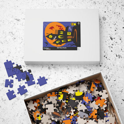 Halloween Night at the Haunted House Puzzle (110, 252, 520, 1014-piece)