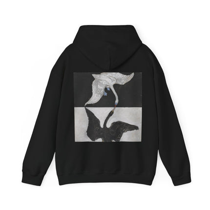 The Swan by Hilma af Klint Heavy Blend™ Hooded Sweatshirt