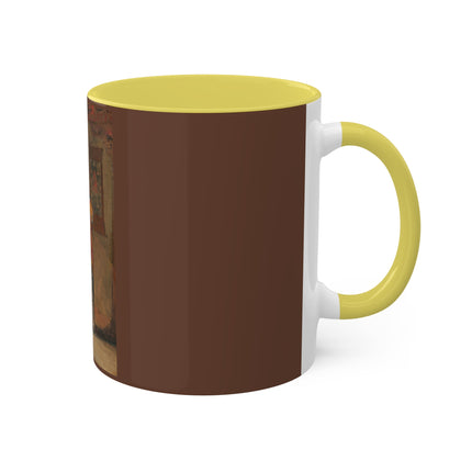 A Buddhist Lama at a Feast at Pemionchi Monastery by Vasily Vereshchagin Colorful Mugs, 11oz