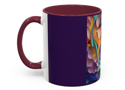 The Elegant Iris Flower Colorful Mugs (11oz, 15oz)