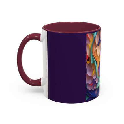 The Elegant Iris Flower Colorful Mugs (11oz, 15oz)
