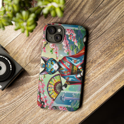 Cyberpunk Geisha Phone Cases