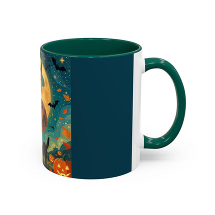 🦇🎃 The Witch Of Batwing Pumpkin Hollow Colorful Mug – Moonlit Halloween Charm
