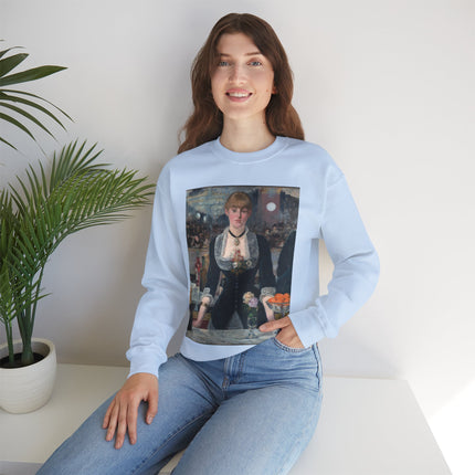 A Bar at the Folies-Bergère by Edouard Manet Heavy Blend™ Crewneck Sweatshirt