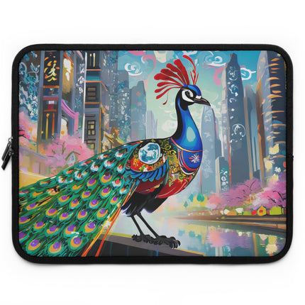 Techno Plumes Laptop Sleeve