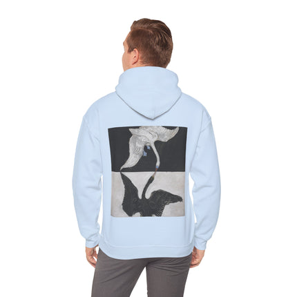 The Swan by Hilma af Klint Heavy Blend™ Hooded Sweatshirt