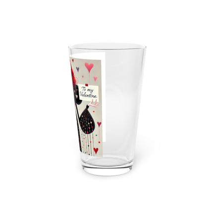 To My Valentine Glass, 16oz