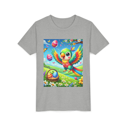 Easter Parrot Youth Short Sleeve Tee