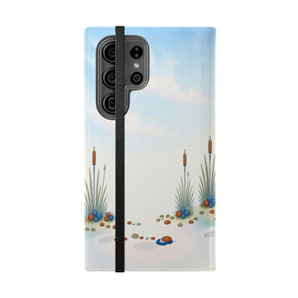 🧚🦋 The Jeweled Wing Fairy Flip Case – Art Deco Fairy Fantasy