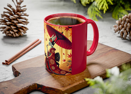 Theatrical Harvest Rabbit Colorful Mugs (11oz, 15oz)