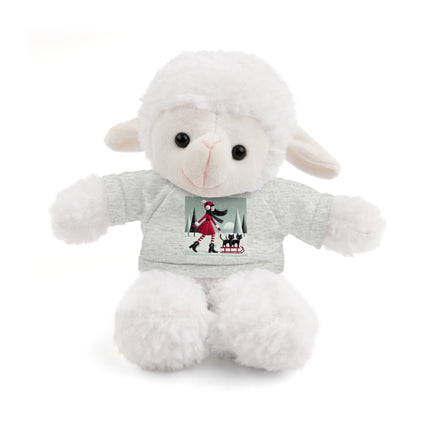 Red Sled & Curious Cats Stuffed Animals with Tee