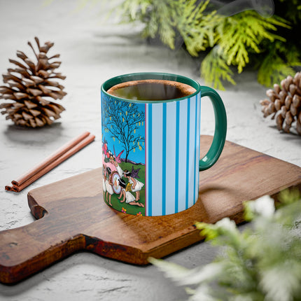 Enchanted Easter Gathering Colorful Mugs (11oz, 15oz)