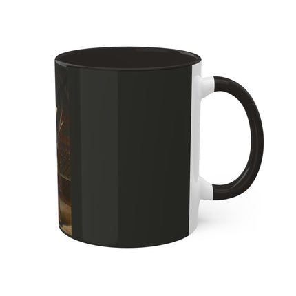 A Rich Kirghiz Huntsman with a Falcon by Vasily Vereshchagin Colorful Mugs, 11oz