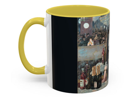 A Bar at the Folies-Bergère by Edouard Manet Colorful Mugs (11oz, 15oz)