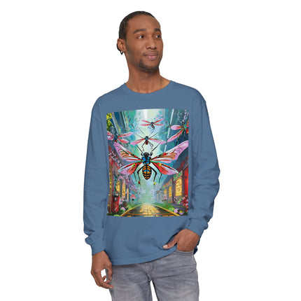 Neon Swarm Long Sleeve T-Shirt