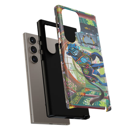 Cyber Panther's Hunt Phone Cases