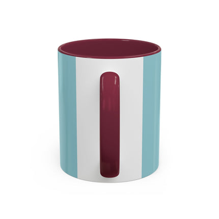 The Lady Of The Coral Parasol Colorful Mugs – Art Deco Coastal Elegance